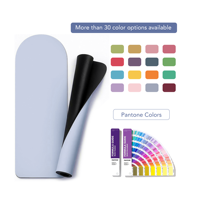 Tapis de yoga en caoutchouc PU YEWAYOGA de haute qualité, taille personnalisable pour débutants et professionnels, épaisseur personnalisable