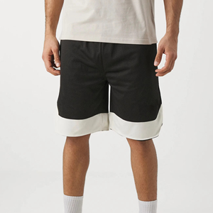 Unisex Mesh Basketball Shorts Elastic Waist Breathable Eco-Friendly Quick Dry Custom Colors Regular Fit Solid Color Summer Sport - Product Image 5