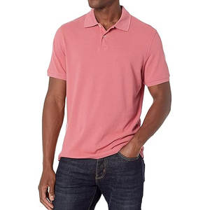 Camisa de Manga Corta para Hombre, Cuello Camisero, Ajustada, con Estampado de Punto Antiarrugas, para Verano, Casual, Golf, Secado Rápido - Product Image 1