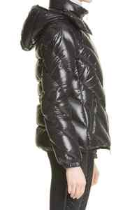 Manteau matelassé pour femme, vêtement d'extérieur chaud d'hiver, veste isolée en duvet, noir, streetwear, pardessus - Product Image 2