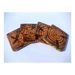 Gran demanda Posavasos hechos a mano Pizarra Nogal Sheeshm Madera Forma personalizada Exportador DE LA India con alta calidad - Product Image 6