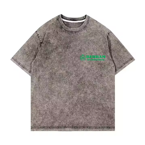 Camiseta de Hombre Personalizada OEM, 210 g/m², Lavado Ácido, Ecológica, Poliéster/Algodón, Secado Rápido, Corte Regular, Manga Corta, Informal - Product Image 6