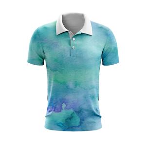 Polo de sport personnalisé de qualité supérieure, col uni, unisexe, décontracté, pour le golf, avec logo, simple, pour homme, idéal pour la course à pied, vente en gros - Product Image 1