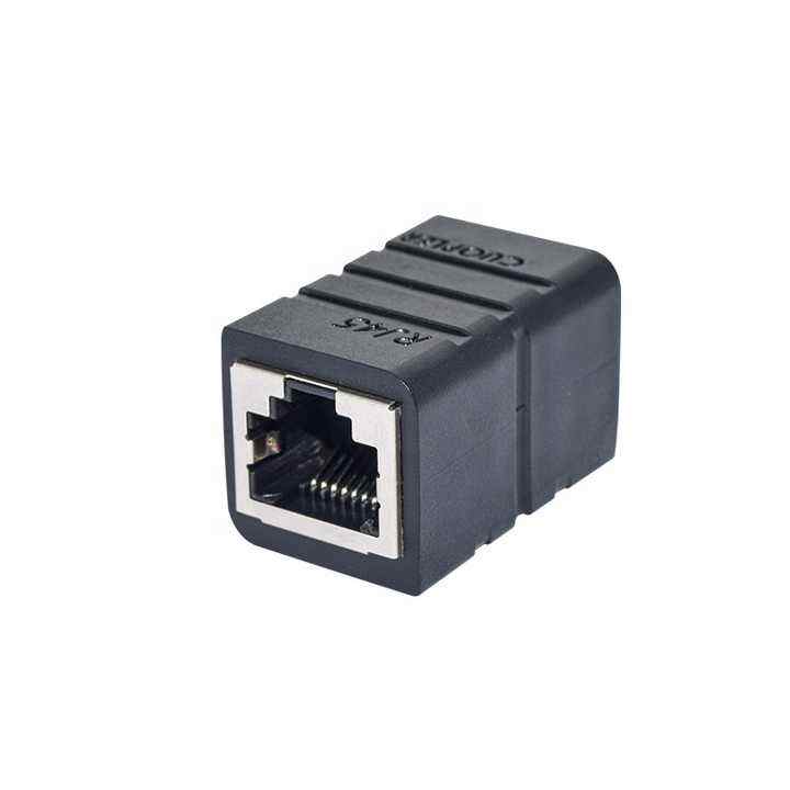 High-Speed RJ45 Ethernet Extender Coupler (Cat6 Supported) - 10Gbps Network Adapter