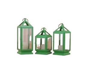 ชุดโคมไฟโลหะเคลือบสีฟ้าชุดโคมไฟโลหะ2ชิ้นแบบอินเดีย - Product Image 4