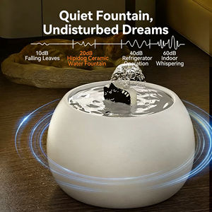 Bebedero Automático para Mascotas con Diseño de Gatito de Dibujos Animados, Recargable, Extraíble, Limpio, Circulación Silenciosa, Dispensador de Agua de Cerámica Esmaltada - Product Image 4