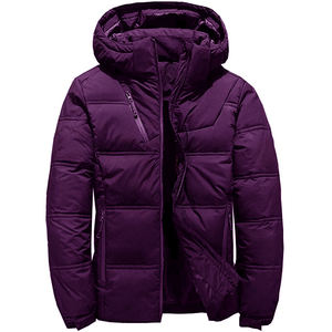 Fabricant de vestes matelassées pour hommes Manteau matelassé à capuche, chaud et décontracté, mode, vêtements de rue, vêtements d'extérieur, veste matelassée pour hommes - Product Image 6