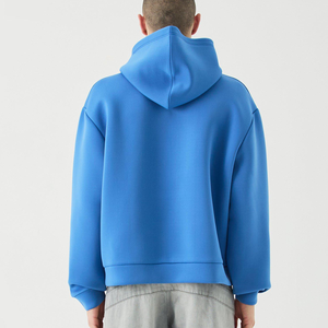 เสื้อฮู้ดผ้าฟลีซ2024ใส่ได้ทั้งชายและหญิงเสื้อครอปขนแกะไซส์ใหญ่พิเศษไหล่ตกพิมพ์โลโก้ได้ปรับแต่งลายลายลายพิมพ์โลโก้ผ้าฝ้าย100% - Product Image 1