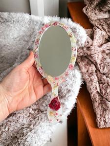 Resin Hand Mirror with Smooth Glossy Finish Perfect for Daily Use Makeup or Decorative Purposes Adding Stylish touch - Product Image 3