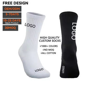 Chaussettes de sport unisexes de haute qualité, respirantes, à logo brodé personnalisé, vente en gros OEM, chaussettes de compression, chaussettes de sport de mode - Product Image 1