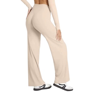 2026 Latest Design flare pant for Men Oversized Baggy Wide Leg Jogger Track Pants High Elastic Waist Casual Flared Women Pants - Product Image 5