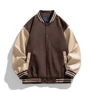Chaqueta de invierno al por mayor de tendencia para hombre, chaquetas de fabricante OEM Letterman, chaquetas de diseño personalizado para hombre - Product Image 6