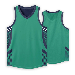 Camisetas de Baloncesto Transpirables Estampadas al Por Mayor, Tallas Grandes, Diseño de Logotipo Personalizado, 100% Poliéster, Antibacterianas, de Secado Rápido y Protección UV - Product Image 3