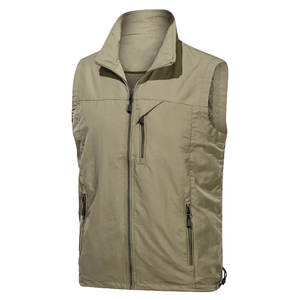 Chaleco de golf ligero para hombre de alta calidad personalizado 2024 con bolsillo chaqueta sin mangas para hombre - Product Image 4