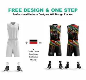 Meilleure qualité en gros Uniformes de basket-ball de luxe à impression par sublimation Maillot unisexe de basket-ball en tissu respirant personnalisé - Product Image 2