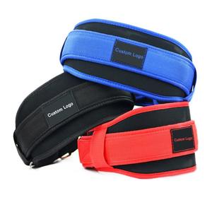 Cinturón de entrenamiento de gimnasio personalizado Material de nailon de neopreno Característica transpirable para levantamiento de pesas - Product Image 1