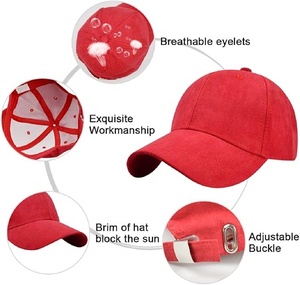 Gorra de Béisbol de 5 Paneles de Gamuza 100% Algodón OEM ODM, Calidad Premium, Personalizada, Deportiva, Atlética, Promocional, Correa Ajustable, Secado Rápido - Product Image 2