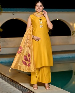 Conjunto Kurti Vetican Palazzo Hecho a Mano con Dupatta Digital para Oficina, Fiesta, Recepción de Boda y Eventos Tradicionales - Product Image 5