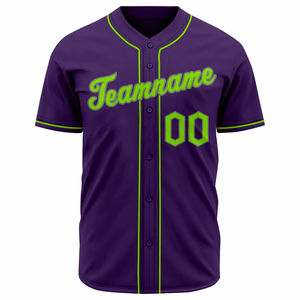 Camiseta de Béisbol Personalizada con Logotipo de Equipo, Impresión por Transferencia de Calor, Transpirable, de Secado Rápido, 100% Poliéster - Product Image 1