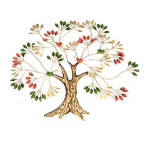 Escultura pulida moderna Soportes de estante de hierro industrial Soportes de velas de hierro elegantes Árbol - Product Image 2