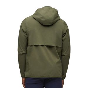 Chaqueta Cortavientos Impermeable de Alta Calidad para Hombre, con Capucha, Estampado Frontal, para Otoño, al por Mayor - Product Image 3