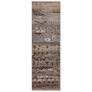 Manchaha Beige Brown Hand Knotted Wool Bamboo Silk Rugs Luxury Geometric Floral Design Washable Jute <b>Carpet</b> for Home for - Product Image 1