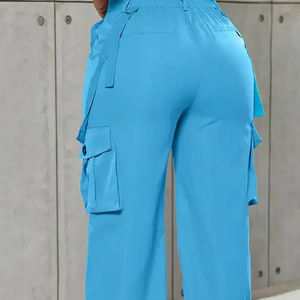 2025 nuevo diseño pantalones Cargo hechos a medida para mujeres pantalones Cargo profesionales de alta calidad para mujeres con todas las tallas disponibles - Product Image 6