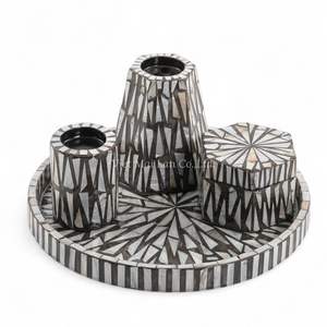 Brûleur d'encens Bakhoor haut de gamme en nacre pour cadeau d'entreprise de luxe, vente en gros pour le marché du Moyen-Orient, en provenance du Vietnam - Product Image 1