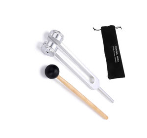 Diapasón de 528 Hz médico con mazo de martillo de percusión Taylor, diapasones de aleación de aluminio no magnéticos - Product Image 1