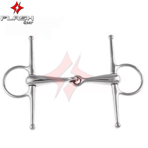 Alta calidad Korsteel Dutched Gag Full Cheek Bits Western Dutch Gag Bit calzones German Silver Horse Bit Control - Product Image 6