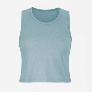 Camiseta sin Mangas con Cuello Redondo Disponible en Tallas Grandes para Mujer Next Level 5083, Camiseta Corta de Verano Informal de Algodón, Ajuste Holgado, Básica - Product Image 2