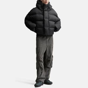 Veste matelassée pour homme tendance automne-hiver avec logo personnalisé OEM, respirante, fermeture éclair, légère, polyester/nylon - Product Image 2