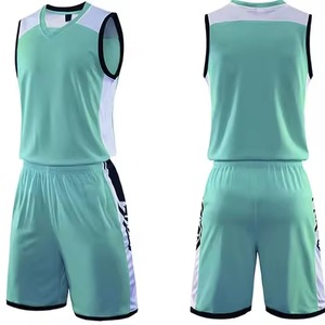 Vêtements de basket-ball d'été personnalisés de haute qualité Uniforme surdimensionné Conception imprimée Logo personnalisé Nouveaux vêtements de sport en gros Basketball - Product Image 4