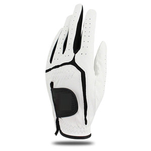 Gants de golf légers et respirants de haute qualité en cuir avec logo personnalisé et design Cabretta pour hommes vente en gros à bas prix - Product Image 3