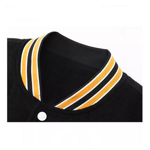 Nuevo producto personalizado Chenille bordado chaqueta de bombardero de manga de cuero Varsity hombres chaqueta de bombardero mujeres Haus Industries - Product Image 6