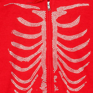 Sweat-shirts pour femmes de haute qualité avec logo personnalisé en gros, sweat-shirts à strass pour femmes, sweat-shirt à capuche personnalisé avec strass - Product Image 6