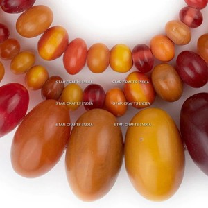 Handmade Women <b>Necklace</b> Resin Big <b>Beads</b> and Leather Cord Statement <b>Chunky</b> Beaded <b>Necklaces</b> Fashion Jewelry - Product Image 3
