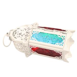 Hecho a mano nuevo marroquí de alta calidad linterna hueca de Metal con cristal decorativo cristal Año Nuevo decoración de candelabro para el hogar - Product Image 2