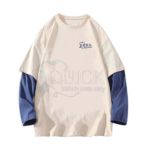 Camisetas de Hombre de Alta Calidad, Poliéster/Algodón, Doble Capa, Transpirables, de Secado Rápido, Ecológicas, Impresión Lavable, MOQ Bajo para Adultos - Product Image 1