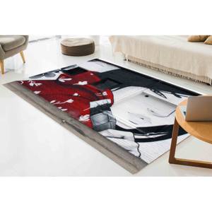 Tapis imprimé graffiti vibrant - Art moderne pour chaque espace, tapis en velours - Product Image 2