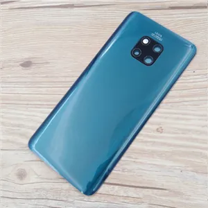 Coque de batterie de remplacement <span class=keywords><strong>Huawei</strong></span> <span class=keywords><strong>Mate</strong></span> <span class=keywords><strong>20</strong></span> <span class=keywords><strong>Pro</strong></span> avec couvercle arrière en verre boîtier de porte arrière objectif de caméra et conception de barre de logo - Product Image 3