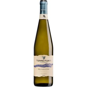 TERRE FORTI Pignoletto Frizzante DOC Fresh Floral Italian Sparkling <b>Wine</b> 750ml 6 Bottles Per Case Made in Italy - Product Image 1