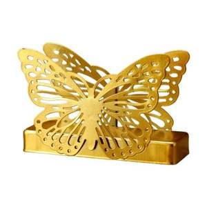 Porte-serviettes design, décoration de table élégante pour les événements, les dîners, les rassemblements familiaux et les banquets, à poser sur la table, provenance d'Inde - Product Image 3