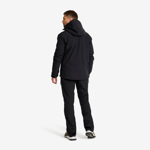 Veste Softshell zippée coupe-vent et imperméable pour homme, nouvelle collection hiver, vêtements de travail, doublure polaire, col à capuche, devant de haute qualité - Product Image 2