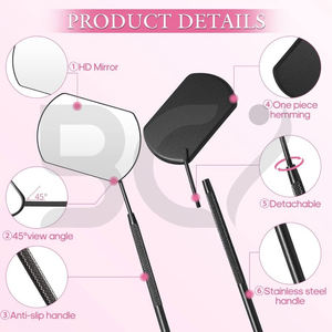 กระจกติดขนตาสีดำขนาดใหญ่ คุณภาพสูงสุด วัสดุสแตนเลส ขายส่งปี 2026 สินค้ามาใหม่ - Product Image 3