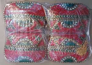 Firoja à la mode indien mosaïque travail sacs à main Rawat artisanat pochettes en métal BG-1002 accessoire élégant pour femmes - Product Image 2