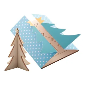 Biglietto d'Auguri Natalizio Creativo con Tema Fiocco di Neve, Elegante Decorazione per Alberi di Natale - Product Image 1
