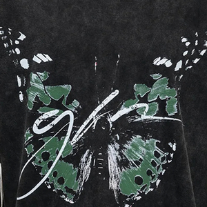 Camiseta de Algodón 100% para Hombre, Lavado Ácido, Personalizada, Ajuste Holgado, Transpirable, Manga Corta, Estampada, 220 Gramos, Serigrafía - Product Image 6