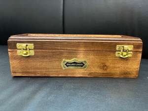 Dollond London กล้องโทรทรรศน์ทะเลทำด้วยมือทำจากทองเหลืองพร้อมกล่องไม้พิมพ์ทฤษฎีแก้ว Spyglass ของเล่นกล้องส่องทางไกลพับได้ - Product Image 4