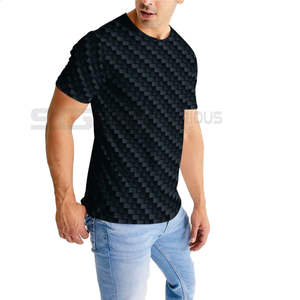 Último estilo, ropa de hombre, impresión por sublimación, cuello redondo, ropa para adultos, camisetas con tu propio diseño de logotipo, camisetas de algodón 100% para hombre - Product Image 2